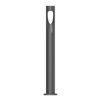 VK LEADING LIGHT VK/02275/AN/W/80 KORN 6W 3000K ANTHRACITE GARDEN BOLLARD LAMP IP65 VK LEADING LIGHT VK/02275/AN/W/80 KORN 6W 3000K ANTHRACITE GARDEN BOLLARD LAMP IP65