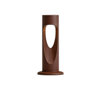 VK LEADING LIGHT VK/02275/RB/W/30 KORN 6W 3000K RUST BROWN GARDEN BOLLARD LAMP IP65 VK LEADING LIGHT VK/02275/RB/W/30 KORN 6W 3000K RUST BROWN GARDEN BOLLARD LAMP IP65