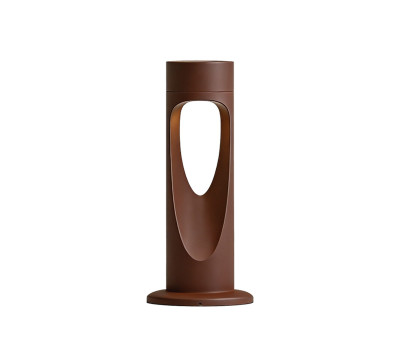 VK LEADING LIGHT VK/02275/RB/W/30 KORN 6W 3000K RUST BROWN GARDEN BOLLARD LAMP IP65 VK LEADING LIGHT VK/02275/RB/W/30 KORN 6W 3000K RUST BROWN GARDEN BOLLARD LAMP IP65