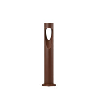 VK LEADING LIGHT VK/02275/RB/W/60 KORN 6W 3000K RUST BROWN GARDEN BOLLARD LAMP IP65 VK LEADING LIGHT VK/02275/RB/W/60 KORN 6W 3000K RUST BROWN GARDEN BOLLARD LAMP IP65