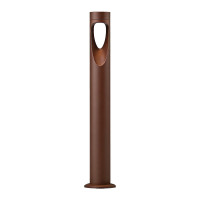 VK LEADING LIGHT VK/02275/RB/W/80 KORN 6W 3000K RUST BROWN GARDEN BOLLARD LAMP IP65 VK LEADING LIGHT VK/02275/RB/W/80 KORN 6W 3000K RUST BROWN GARDEN BOLLARD LAMP IP65
