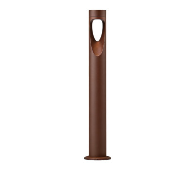 VK LEADING LIGHT VK/02275/RB/W/80 KORN 6W 3000K RUST BROWN GARDEN BOLLARD LAMP IP65 VK LEADING LIGHT VK/02275/RB/W/80 KORN 6W 3000K RUST BROWN GARDEN BOLLARD LAMP IP65