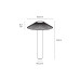 LED градински стълб VK LEADING LIGHT VK/02281/BR/W/35 AMELIE 15W 3000K BROWN GARDEN BOLLARD LAMP IP65 LED градински стълб VK LEADING LIGHT VK/02281/BR/W/35 AMELIE 15W 3000K BROWN GARDEN BOLLARD LAMP IP65