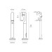 VK LEADING LIGHT VK/02283/AN/W LIP 5.5W 3000K ANTHRACITE GARDEN BOLLARD LAMP IP65 VK LEADING LIGHT VK/02283/AN/W LIP 5.5W 3000K ANTHRACITE GARDEN BOLLARD LAMP IP65