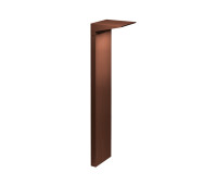 VK LEADING LIGHT VK/02284/RB/W/65 ZEN 10W 3000K RUST BROWN GARDEN BOLLARD LAMP IP65 VK LEADING LIGHT VK/02284/RB/W/65 ZEN 10W 3000K RUST BROWN GARDEN BOLLARD LAMP IP65