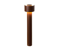 VK LEADING LIGHT VK/02285/RB/W ORA 10W 3000K RUST BROWN GARDEN BOLLARD LAMP IP65 VK LEADING LIGHT VK/02285/RB/W ORA 10W 3000K RUST BROWN GARDEN BOLLARD LAMP IP65