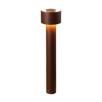 VK LEADING LIGHT VK/02285/RB/W ORA 10W 3000K RUST BROWN GARDEN BOLLARD LAMP IP65 VK LEADING LIGHT VK/02285/RB/W ORA 10W 3000K RUST BROWN GARDEN BOLLARD LAMP IP65