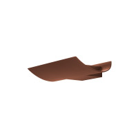 LED фасаден аплик VK LEADING LIGHT VK/02286/RB/W CAPE 10W 3000K RUST BROWN FACADE WALL LAMP IP65