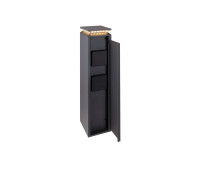 VK LEADING LIGHT VK/02288/AN/W RUN 10W 3000K ANTHRACITE GARDEN BOLLARD LAMP IP54 VK LEADING LIGHT VK/02288/AN/W RUN 10W 3000K ANTHRACITE GARDEN BOLLARD LAMP IP54