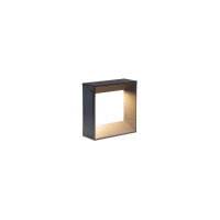 VK LEADING LIGHT VK/02289/AN/W/21 VOID 8.5W 3000K ANTHRACITE GARDEN BOLLARD LAMP IP65