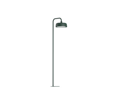 VK LEADING LIGHT VK/02290/FL/GR/WW/15 JADE 8W 2700K GREEN GARDEN FLOOR LAMP IP65