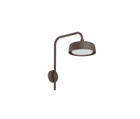 VK LEADING LIGHT VK/02290/WA/RB/WW/15 JADE 8W 2700K RUST BROWN FACADE WALL LAMP IP65 VK LEADING LIGHT VK/02290/WA/RB/WW/15 JADE 8W 2700K RUST BROWN FACADE WALL LAMP IP65