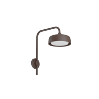 VK LEADING LIGHT VK/02290/WA/RB/WW/15 JADE 8W 2700K RUST BROWN FACADE WALL LAMP IP65 VK LEADING LIGHT VK/02290/WA/RB/WW/15 JADE 8W 2700K RUST BROWN FACADE WALL LAMP IP65