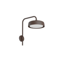 VK LEADING LIGHT VK/02290/WA/RB/WW/18 JADE 12W 2700K RUST BROWN FACADE WALL LAMP IP65 VK LEADING LIGHT VK/02290/WA/RB/WW/18 JADE 12W 2700K RUST BROWN FACADE WALL LAMP IP65