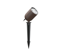 VK LEADING LIGHT VK/02297/RB/WW/SPK SUI 12W 2700K RUST BROWN GARDEN PROJECTOR LAMP IP65