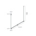 VK LEADING LIGHT VK/02301/PE/D/W-B/W IRIS 15W 3000K WHITE/BLACK PENDANT LAMP VK LEADING LIGHT VK/02301/PE/D/W-B/W IRIS 15W 3000K WHITE/BLACK PENDANT LAMP