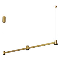 VK LEADING LIGHT VK/02301/PE/D/GD-B/W IRIS 15W 3000K GOLD/BLACK PENDANT LAMP VK LEADING LIGHT VK/02301/PE/D/GD-B/W IRIS 15W 3000K GOLD/BLACK PENDANT LAMP