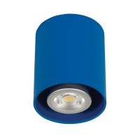 Луна за външен монтаж VK LEADING LIGHT VK/03002/DB PLAY DARK BLUE 1 x GU10 SURFACE ROUND MOUNTING LAMP