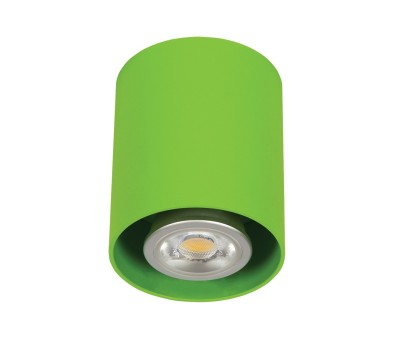 Луна за външен монтаж VK LEADING LIGHT VK/03002/GR PLAY GREEN 1 x GU10 SURFACE ROUND MOUNTING LAMP
