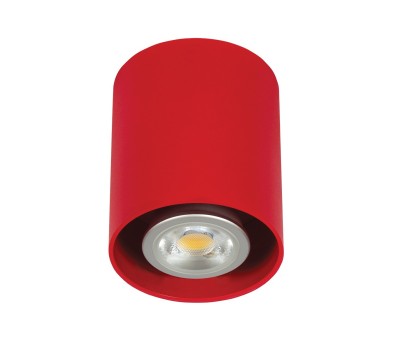 Луна за външен монтаж VK LEADING LIGHT VK/03002/R PLAY RED 1 x GU10 SURFACE ROUND MOUNTING LAMP