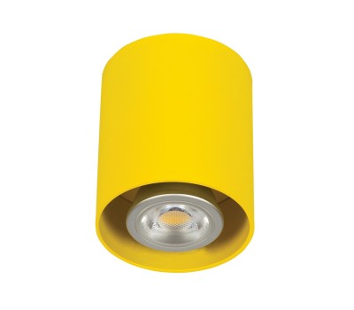 Луна за външен монтаж VK LEADING LIGHT VK/03002/Y PLAY YELLOW 1 x GU10 SURFACE ROUND MOUNTING LAMP