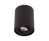 VK LEADING LIGHT VK/03006/B KEED BLACK GU10 CYLINDER SURFACE MOUNTING LAMP