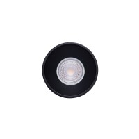 VK LEADING LIGHT VK/03012G/HQ/B LOUP BLACK 1 x GU10 ROUND RECESSED DOWNLIGHT