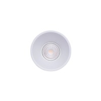 VK LEADING LIGHT VK/03012G/HQ/W LOUP WHITE 1 x GU10 ROUND RECESSED DOWNLIGHT