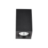 VK LEADING LIGHT VK/03057/B KEED BLACK GU10 CUBE SURFACE MOUNTING LAMP