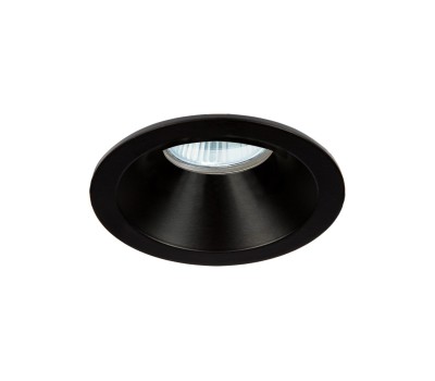 VK LEADING LIGHT VK/03059/B IRMA BLACK ROUND DOWNLIGHT IP65