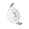 VK LEADING LIGHT VK/03070/W SMOO WHITE 1 x GU10 RECESSED ROUND DOWNLIGHT