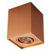 VK LEADING LIGHT VK/03081CE/COP KEED COPPER GU10 CUBE SURFACE MOUNTING LAMP