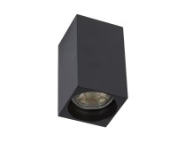 Луна за външен монтаж VK LEADING LIGHT VK/03090CE/B TIA BLACK GU10 CUBE SURFACE MOUNTING LAMP