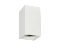 Луна за външен монтаж VK LEADING LIGHT VK/03090CE/W TIA WHITE GU10 CUBE SURFACE MOUNTING LAMP