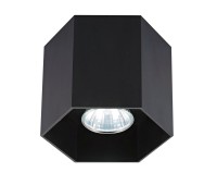 Луна за външен монтаж VK LEADING LIGHT VK/03095CE/B ARYA BLACK GU10 HEXAGON SURFACE MOUNTING LAMP