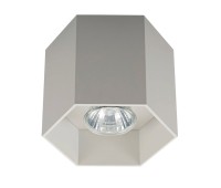 Луна за външен монтаж VK LEADING LIGHT VK/03095CE/W ARYA WHITE GU10 HEXAGON SURFACE MOUNTING LAMP