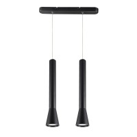 Пендел VK LEADING LIGHT VK/03105PE/2/B IGI 2 x GU10 BLACK PENDANT LAMP