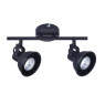 Спот VK LEADING LIGHT VK/03106CE/2/B AINA 2 x GU10 BLACK ADJUSTABLE SPOT LAMP