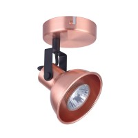 VK LEADING LIGHT VK/03106CE/COP AINA 1 x GU10 COPPER ADJUSTABLE SPOT LAMP