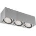 Луна за външен монтаж VK LEADING LIGHT VK/03107CE/3/W MYRA WHITE 3 x GU10 AR111 RECTANGULAR ADJUSTABLE SURFACE MOUNTING LAMP