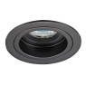 VK LEADING LIGHT VK/03113G/B KOUL BLACK 1 x GU10 ROUND RECESSED DOWNLIGHT