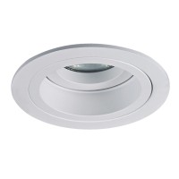 VK LEADING LIGHT VK/03113G/W KOUL WHITE 1 x GU10 ROUND RECESSED DOWNLIGHT