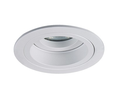 VK LEADING LIGHT VK/03113G/W KOUL WHITE 1 x GU10 ROUND RECESSED DOWNLIGHT