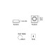 VK LEADING LIGHT VK/03114G/B KOUL BLACK 1 x GU10 SQUARE RECESSED DOWNLIGHT