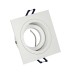 VK LEADING LIGHT VK/03114G/W KOUL WHITE 1 x GU10 SQUARE RECESSED DOWNLIGHT