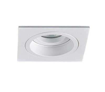 VK LEADING LIGHT VK/03114G/W KOUL WHITE 1 x GU10 SQUARE RECESSED DOWNLIGHT