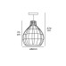 Пендел VK LEADING LIGHT VK/03146PE/60 FAY  1 x Е27 RATTAN LIGHT BROWN PENDANT LAMP