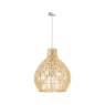 Пендел VK LEADING LIGHT VK/03146PE/60 FAY  1 x Е27 RATTAN LIGHT BROWN PENDANT LAMP