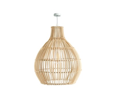 VK LEADING LIGHT VK/03146PE/80 FAY  1 x Е27 RATTAN LIGHT BROWN PENDANT LAMP