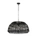 Пендел VK LEADING LIGHT VK/03148PE/73 LIS  1 x Е27 PC RATTAN BLACK PENDANT LAMP